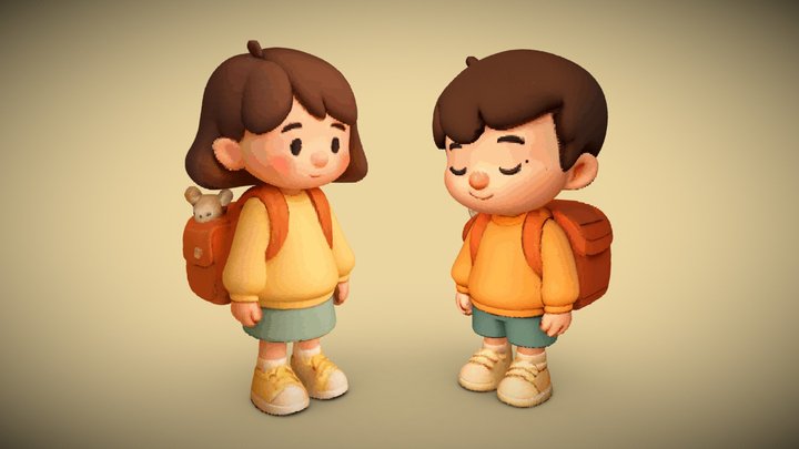 kids 3D Model
