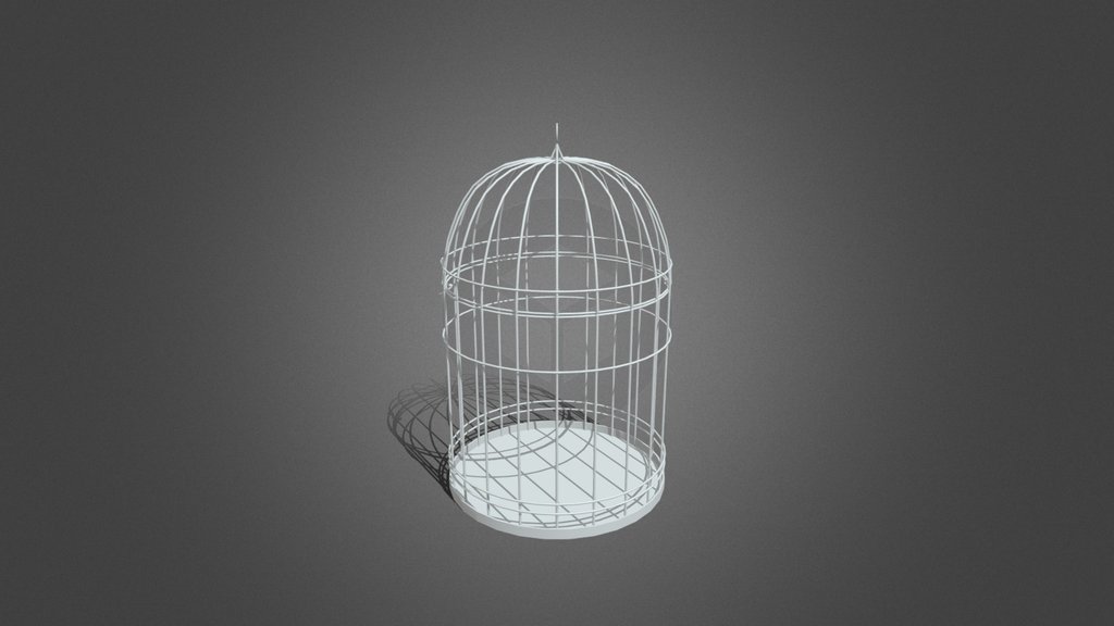 Low Poly Bird cage