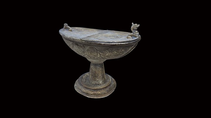 Naveta litúrgica de Albelda (Huesca) 3D Model