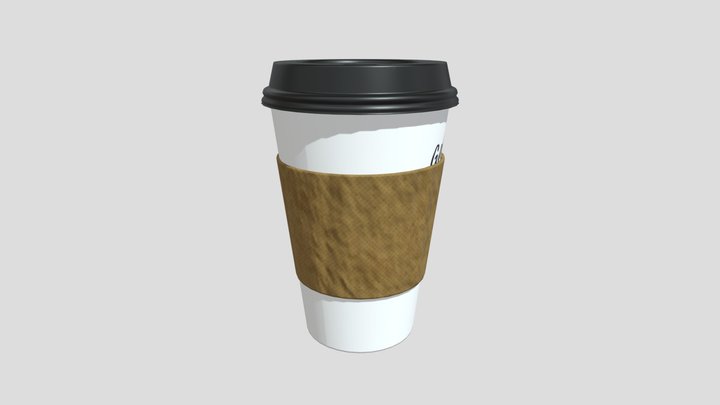 CoffeeCupTexutreMap 3D Model