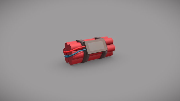 Free Low Poly Dynamite