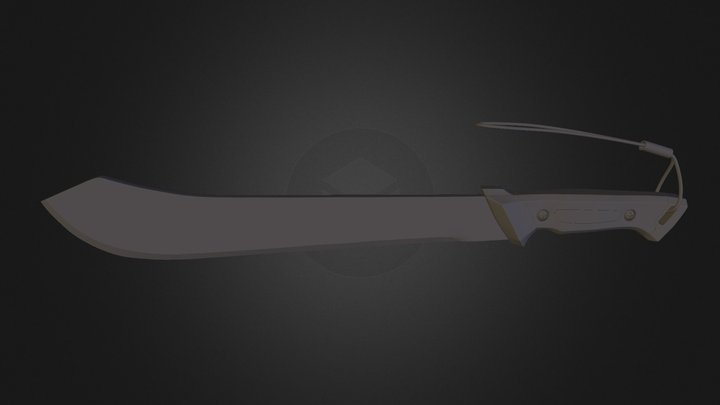 Bolo Machete 3D Model