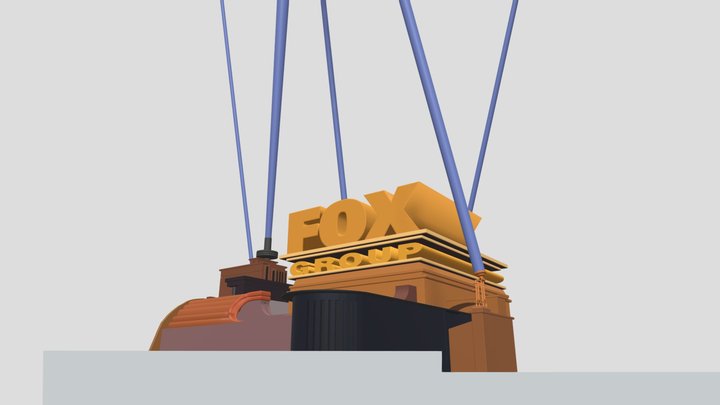 Fox Group Logo Remake 3D Model