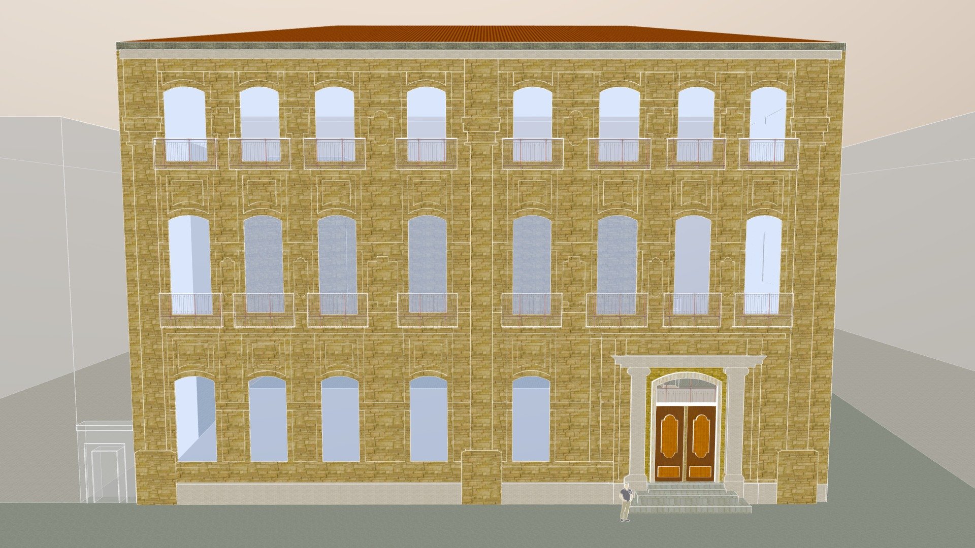 L'hôtel d'Estienne d'Orves d'Aix original — Sketchfab embed 3D viewer