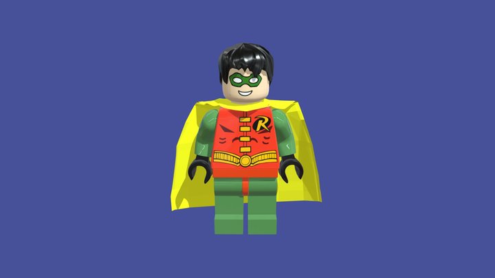 Robin Minifig 3D Model