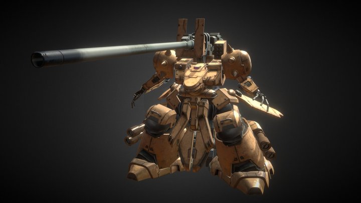 YMS-16 Xamel 3D Model
