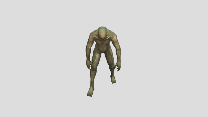 Zombie_P03 3D Model