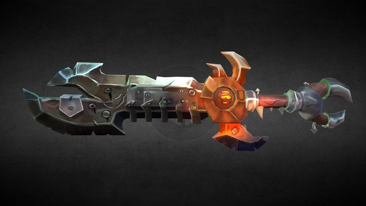 Demon Sword 3D Model