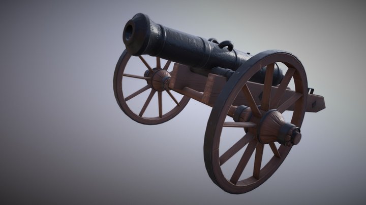 Cannon of Gabor Aron 3D Model
