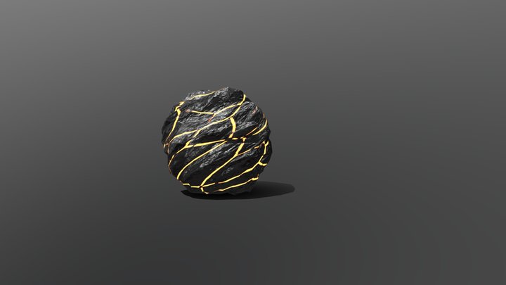 Lowpoly Rock Sketchfab 3D Model