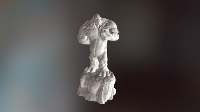 Troll (Contemplating beauty) 3D Model