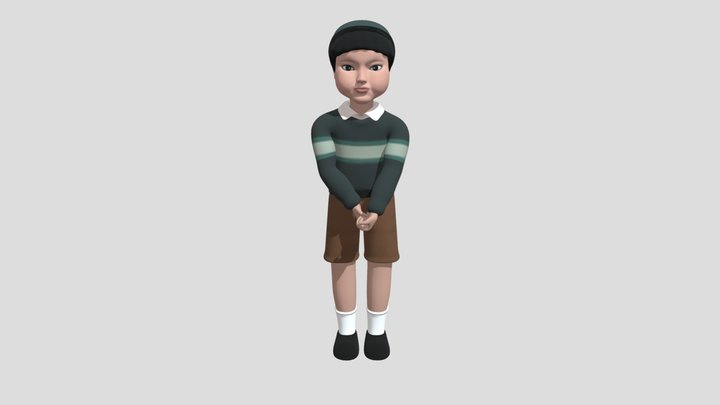 Squid Game Doll ChulSu New Version 3D Model