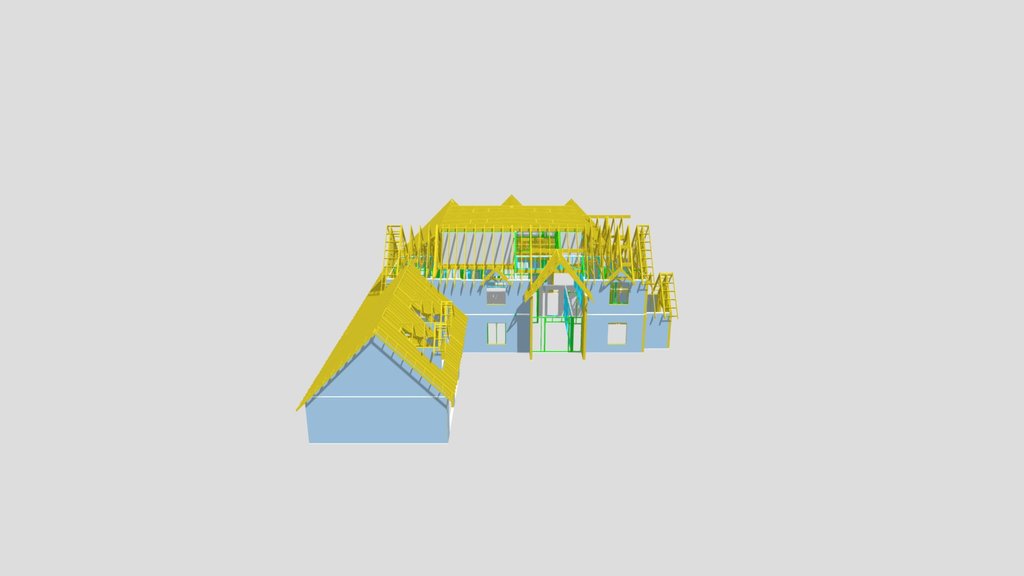 Forest Road - Timber Frame Model