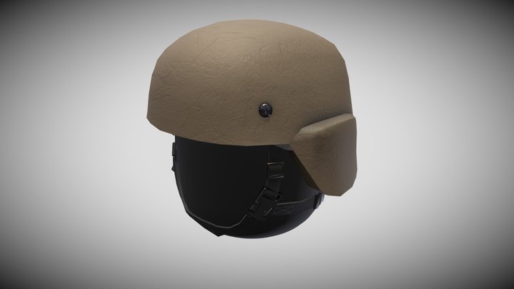 Mich 2000 Helmet 3D Model