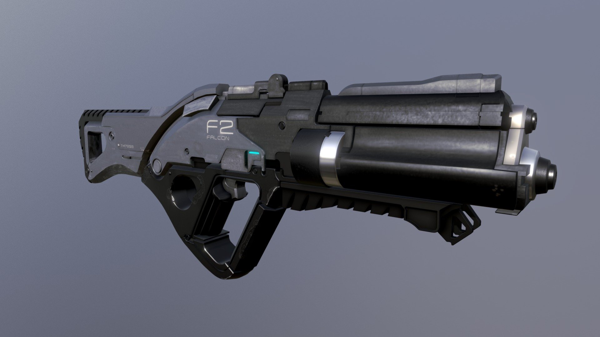Assault Rifle F2 Falcon 3D model by romainmaistre [7507664] Sketchfab