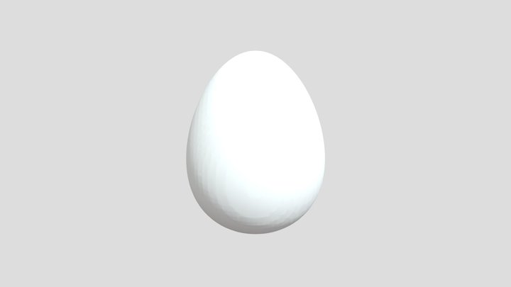 egg 3D Model