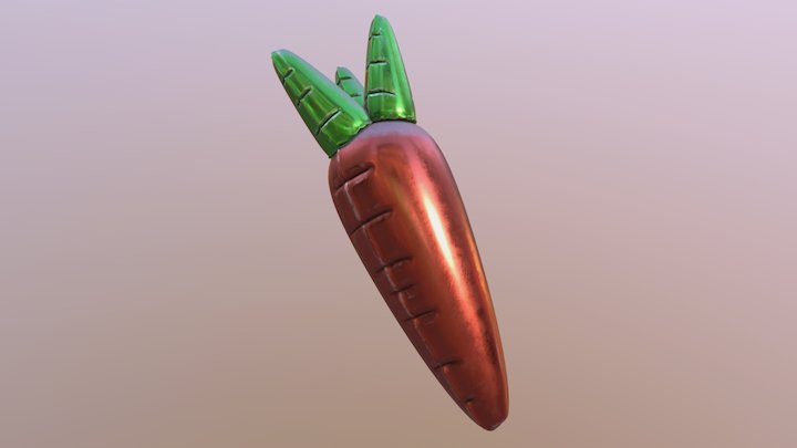 Carrot Balloon 3D Model