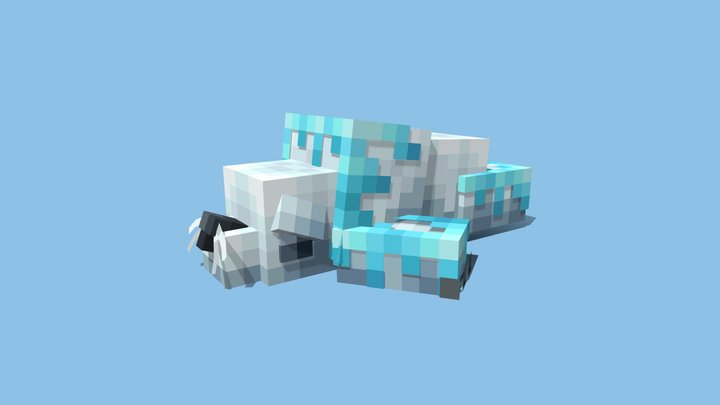 Icy Harp Seal - Curious Companions Seasonal 2 3D Model