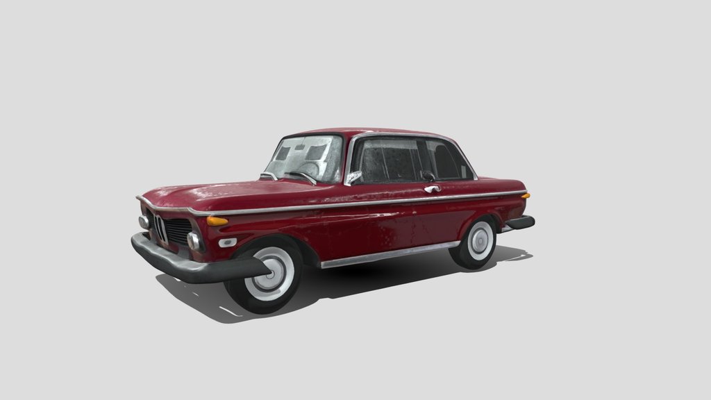 Maroon Classic BMW 2002 series
