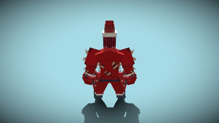 Evil Santa 3D Model