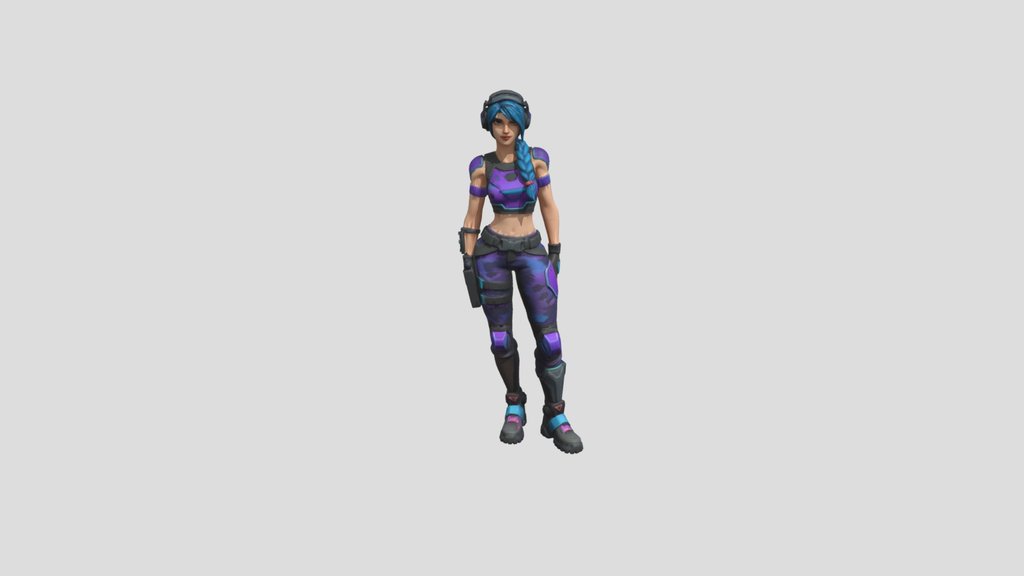 female character  Idle animation