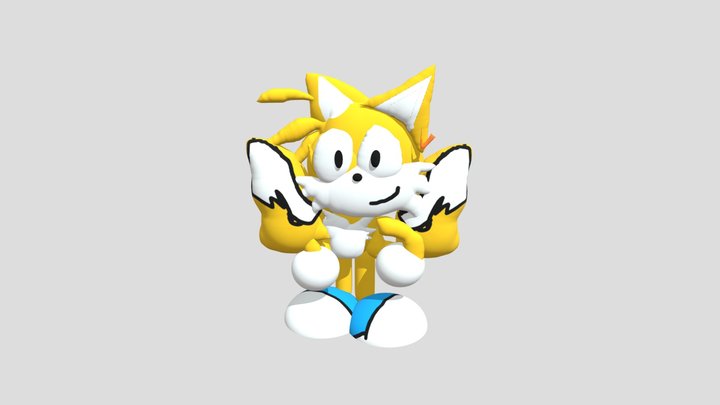 Tails The Fox 3D 3D Model