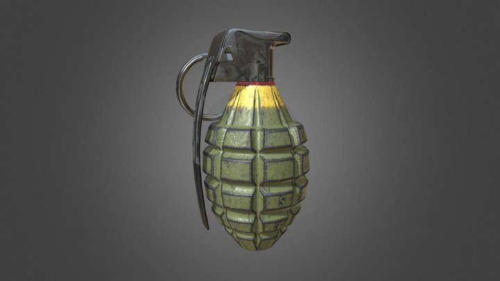 Grenade MK2 3D Model