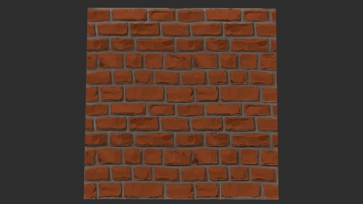Tileable Wall 3D Model