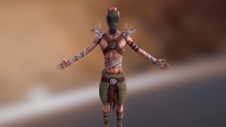 Mad Max: Fury Road Based Character 3D Model