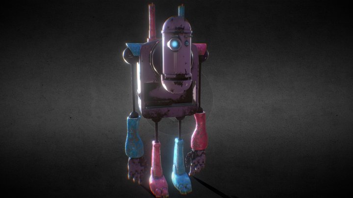 Mr Robot 3D Model