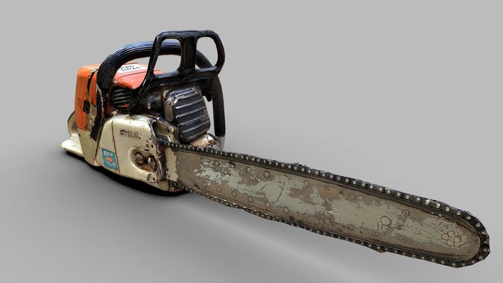 Chainsaw scan Medpoly 3D Model