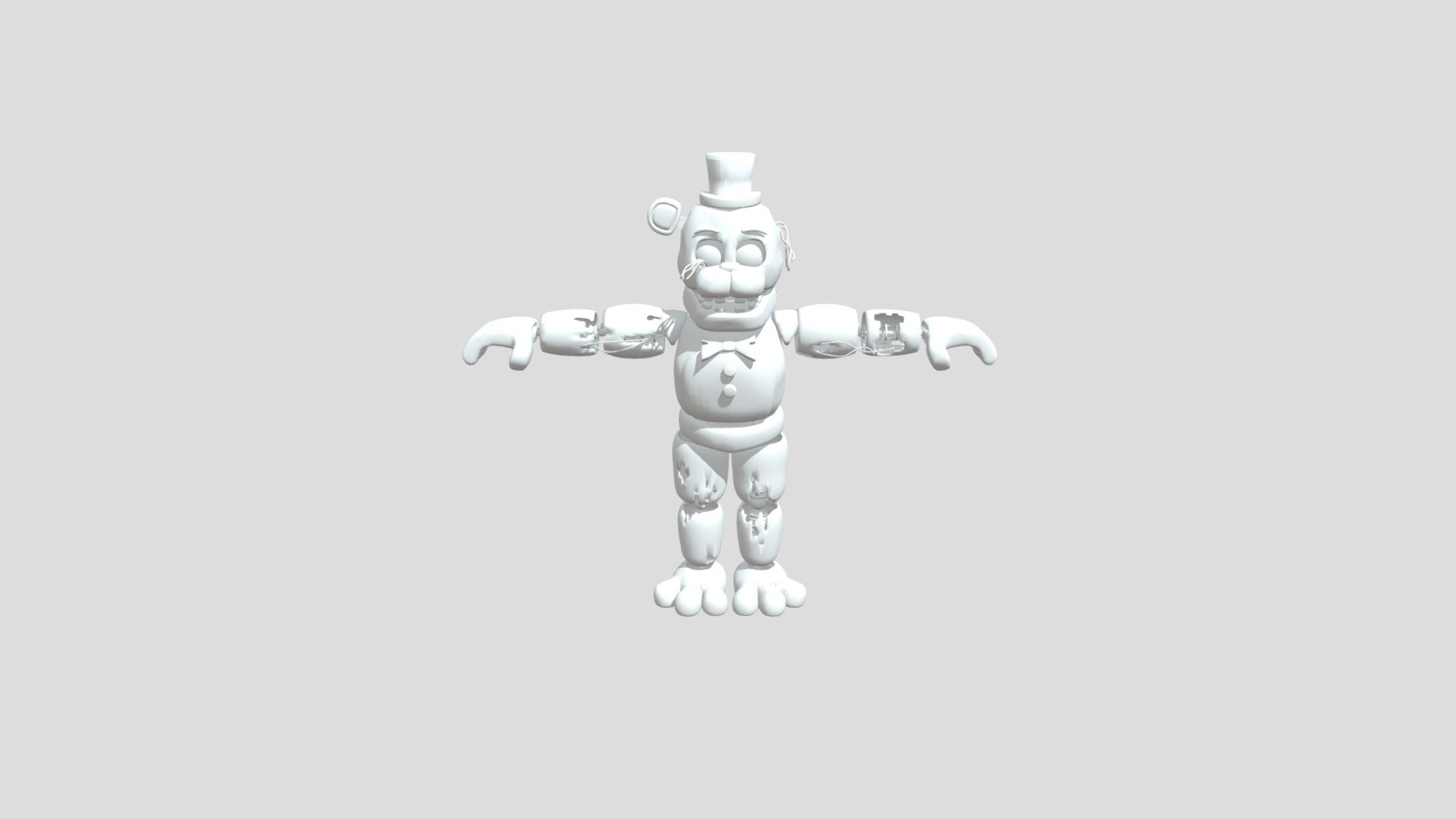 SAB Withered Golden Freddy - Download Free 3D model by Idkdkkdid ...