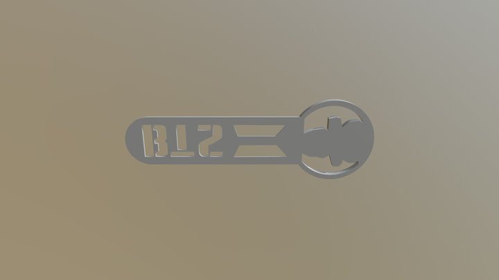 BTS_J-Hope_bookmark 3D Model