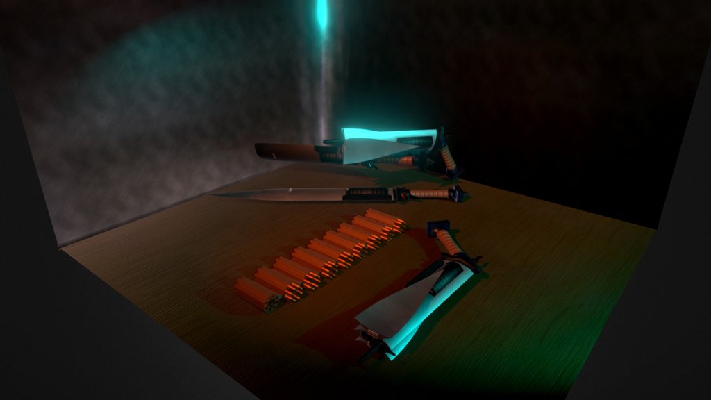 Gunblade - Download Free 3D model by Dev Anand (@davisanand) [750ef49 ...