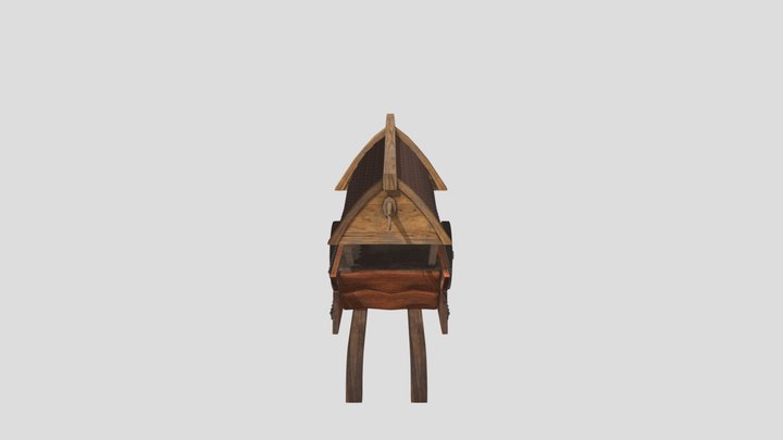 Ancient cart 3D Model