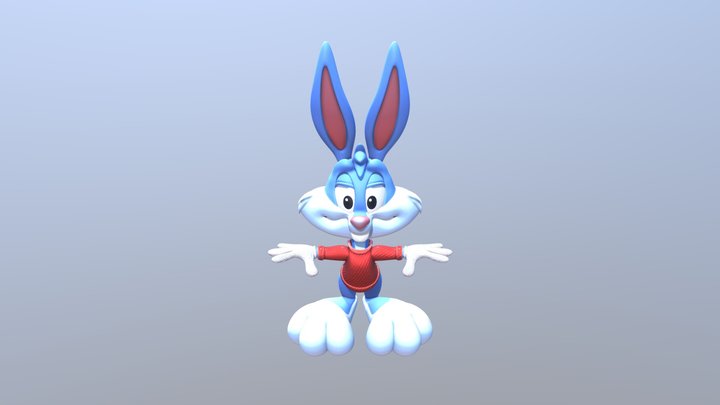 Buster Bunny V2 3D Model
