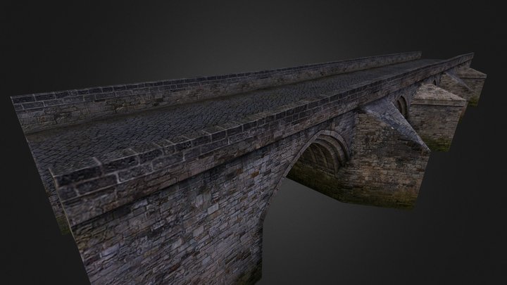 Stone bridge 3D Model