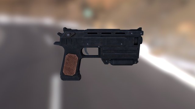 N99 10mm Pistol 3D Model
