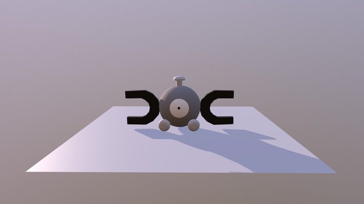 小磁怪 3D Model