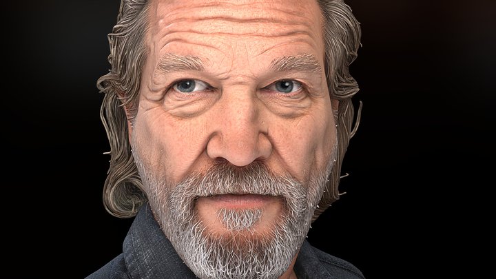 Jeff Bridges – Free 3D Model STL