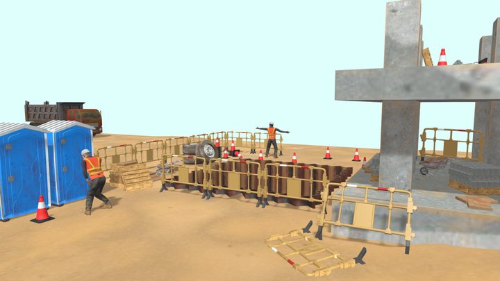construction site 3D Model