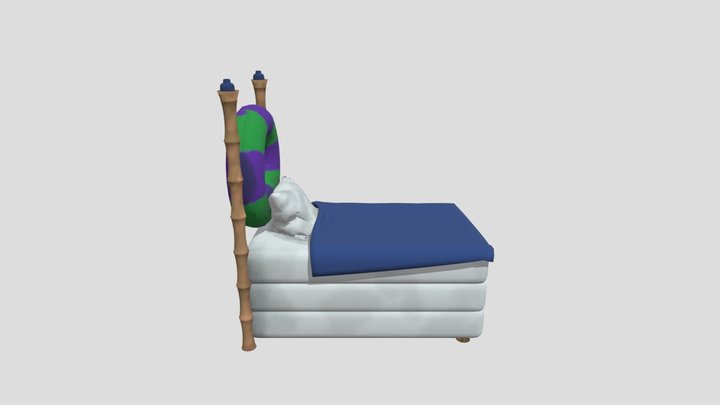 Sponge Bob Bed 3D Model