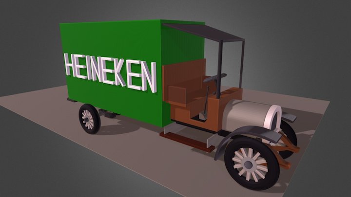 Camion Garford 3D Model