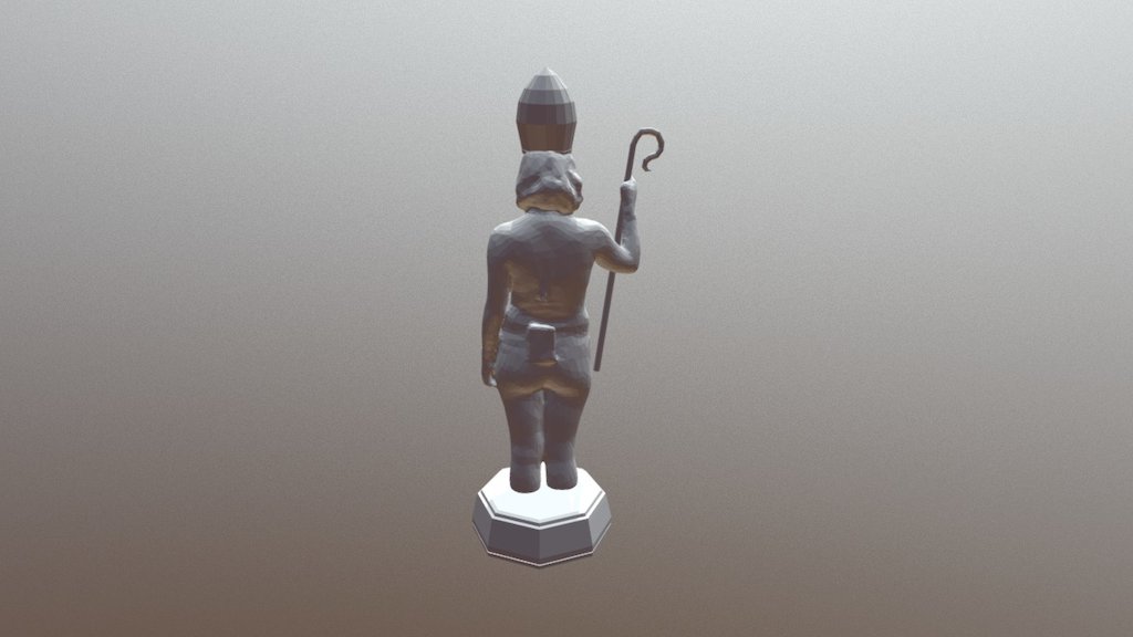 Black Bishop Chess Piece