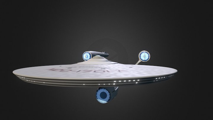 USS Enterprise NCC-1701-A 3D Model