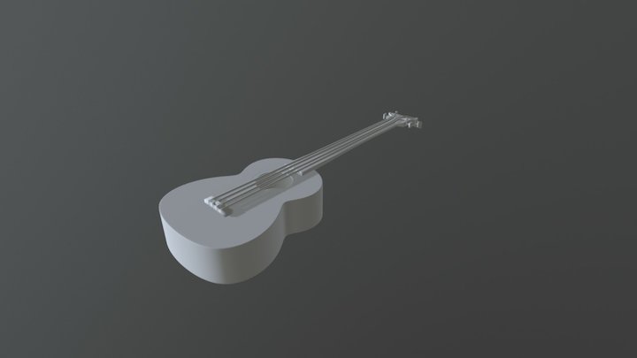 Ukulele 3D Model