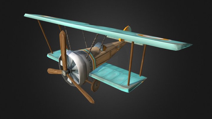 WWI Plane - Sopwith Camel 3D Model