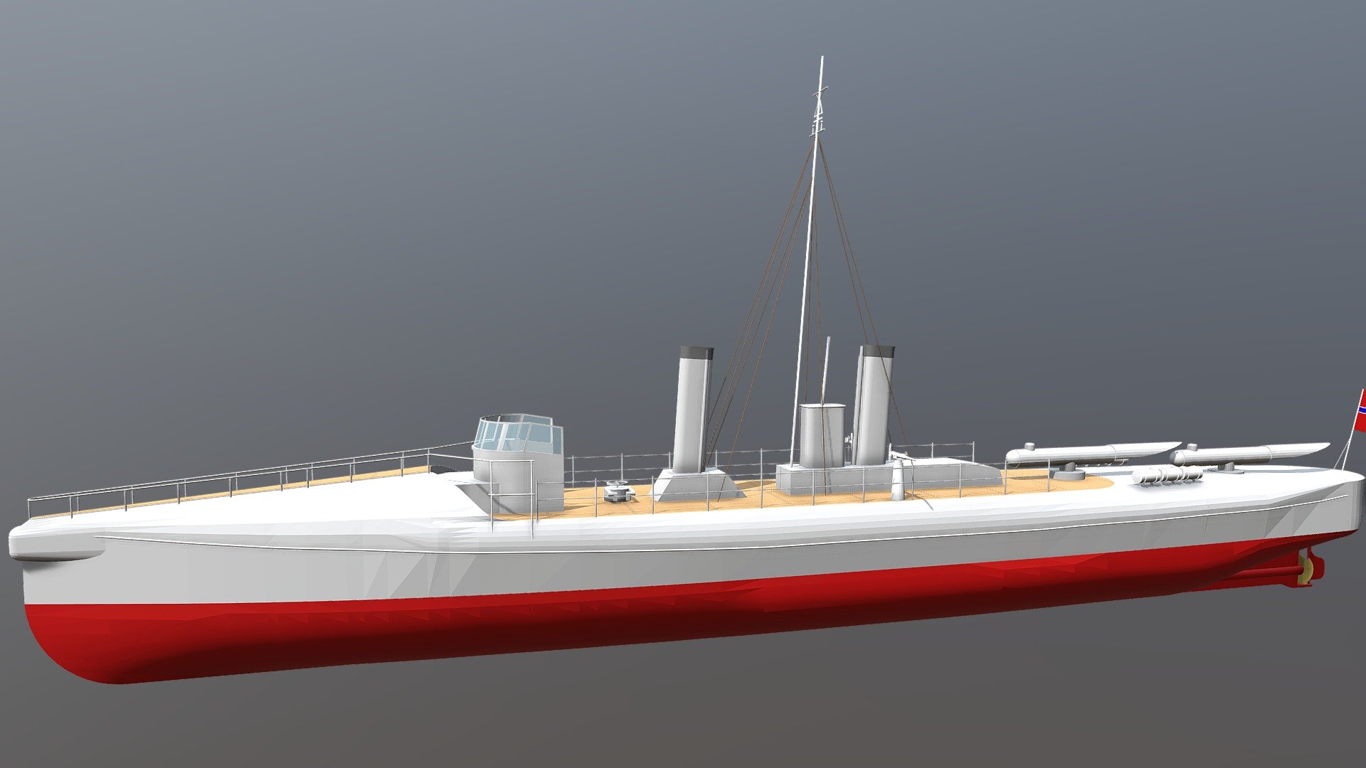 HNOMS Skarv 1906 - Download Free 3D Model By Martyn169 [7517dff ...