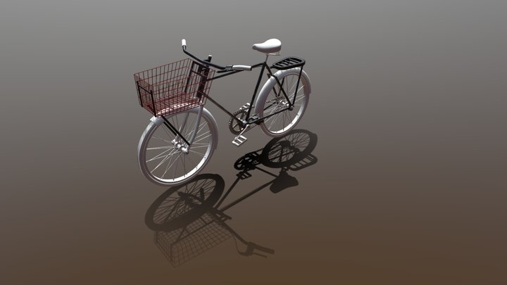 June19 Bicycle Half Way 3D Model