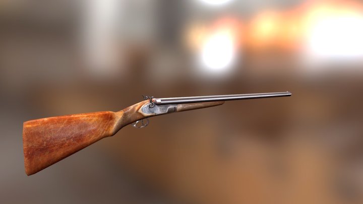 Дробовик 3D Model